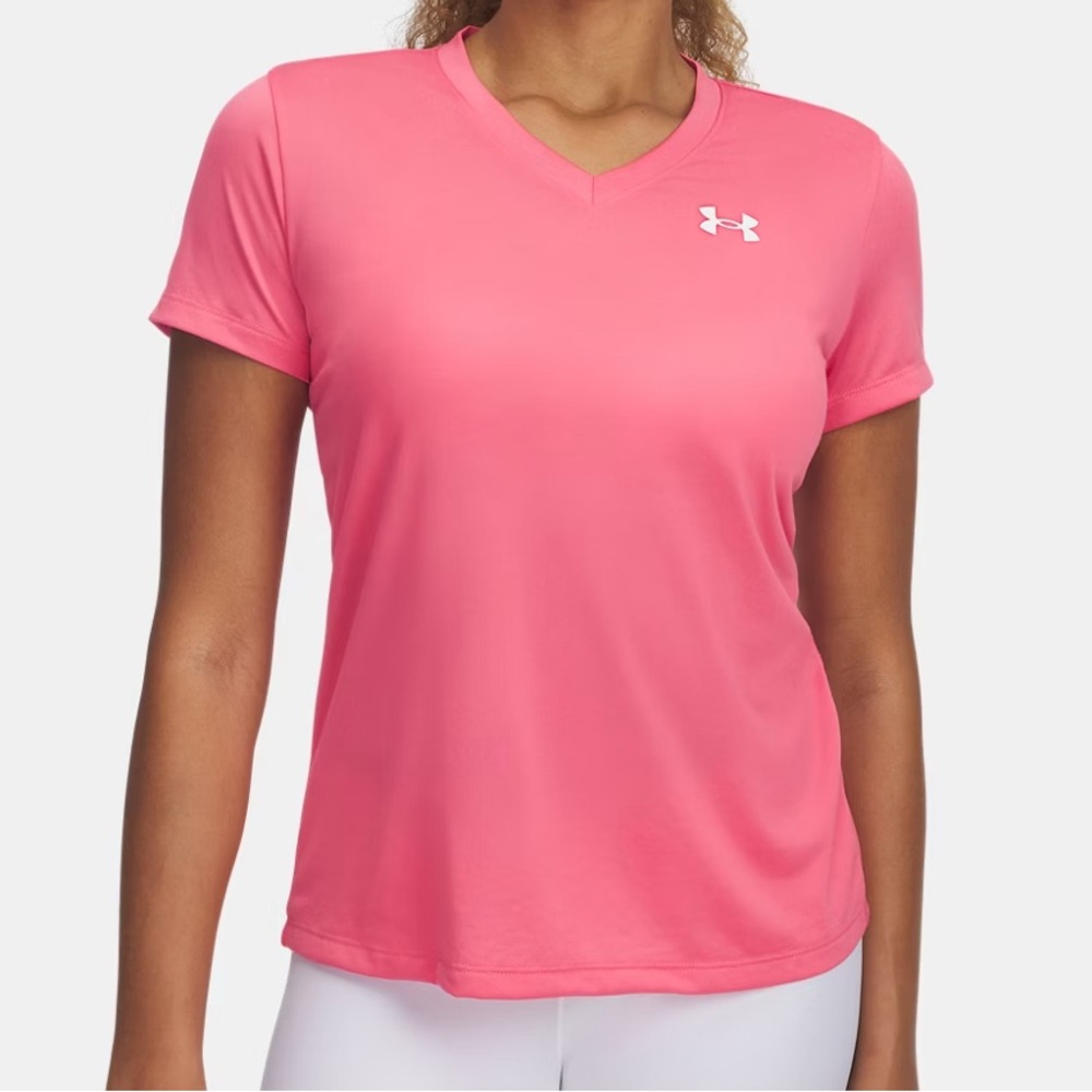 Under Armour Women's Bright Pink Short Sleeve Tee